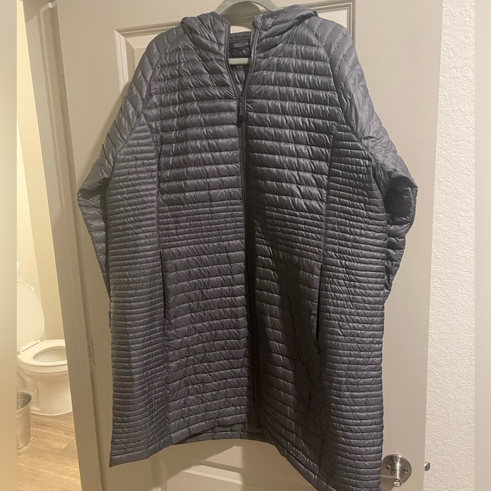 Ll Bean Feather Down Long Jacket - image 1